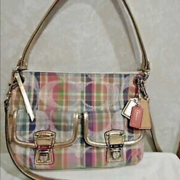 Coach Handbags - Poppy Madras Coach Purse